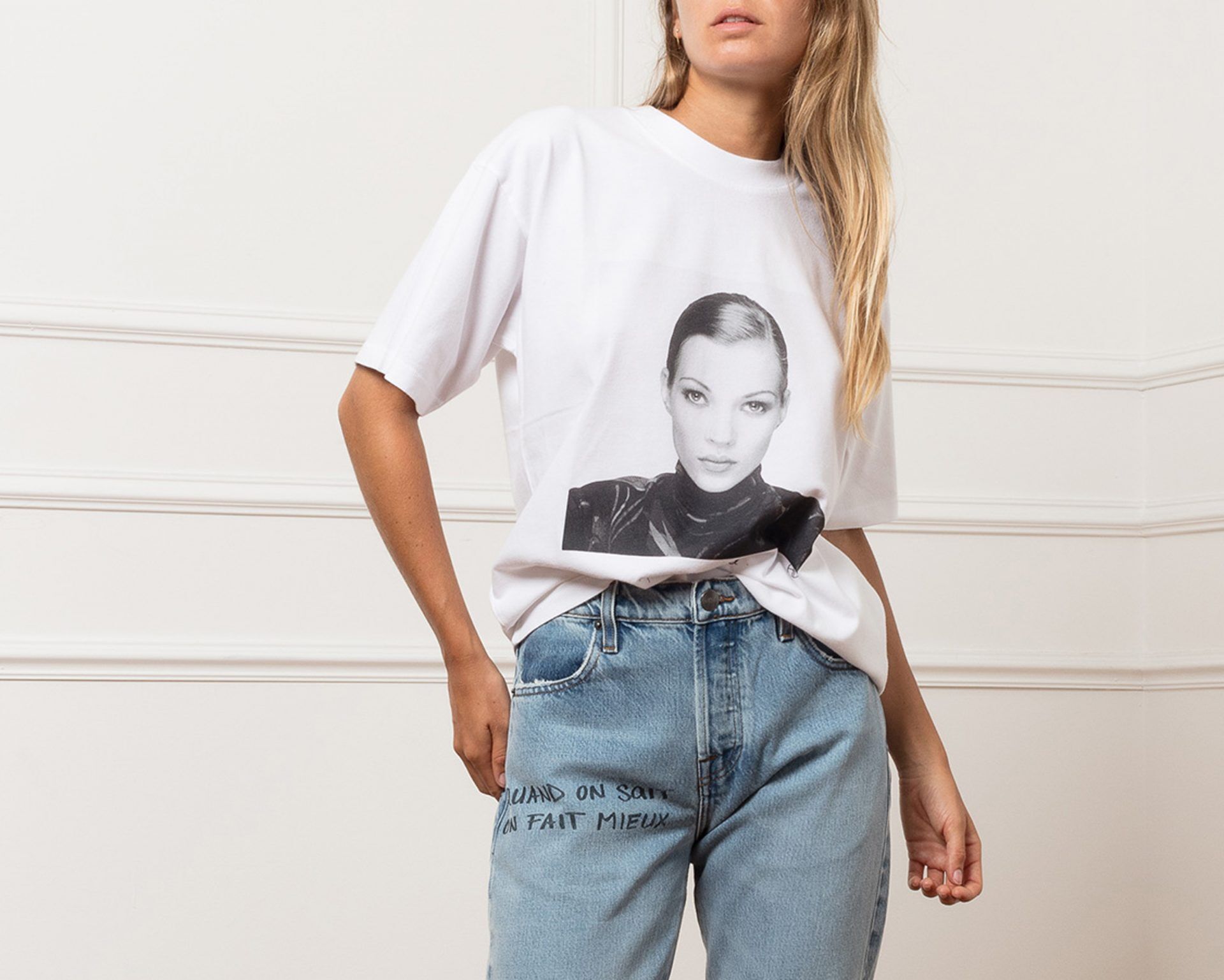 On aime le tee-shirt Kate Moss par Anine Bing - Jane de Boy